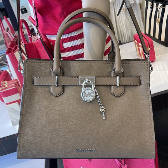 MICHAEL KORS HAMILTON MEDIUM SATCHEL 
 COLOR: Dusk 
NWT - Picture 13 of 16